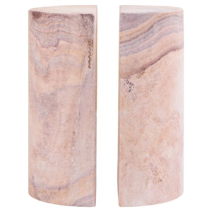 Pietra Set of Two Rainbow Sandstone Bookends