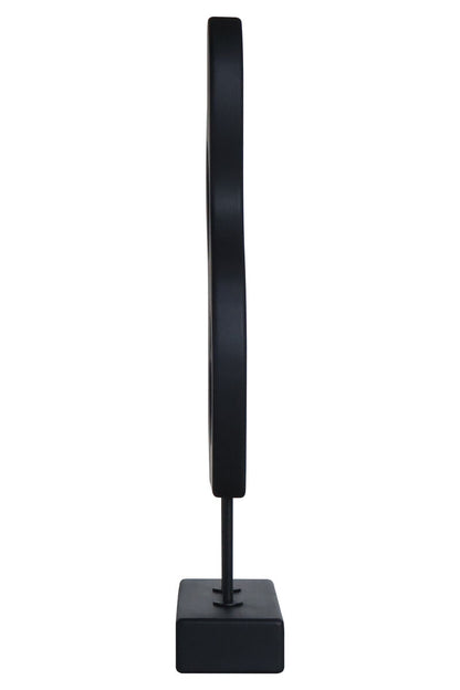 Black Wood Organic Sculpture with Black Base | Westo
