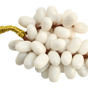 Small White Marble Decorative 50 Grapes | Zoro