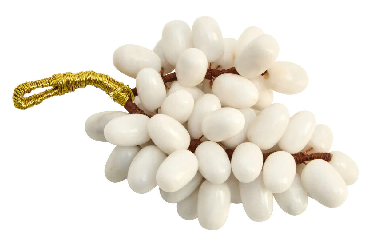 Small White Marble Decorative 50 Grapes | Zoro
