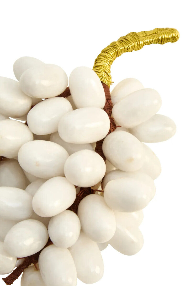 Zoro Small White Marble Decorative 50 Grapes
