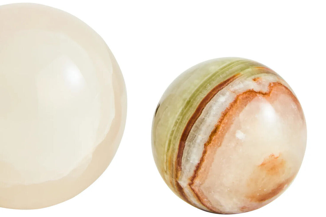 Oleena Onyx Set of 4 Deco Balls
