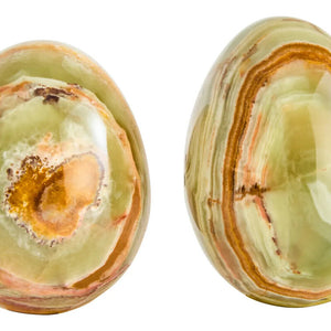 Onyx Set of 2 Decorative Eggs | Oleena