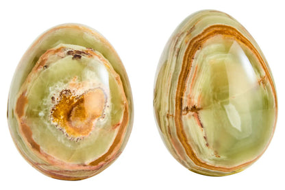 Oleena Onyx Set of 2 Decorative Eggs
