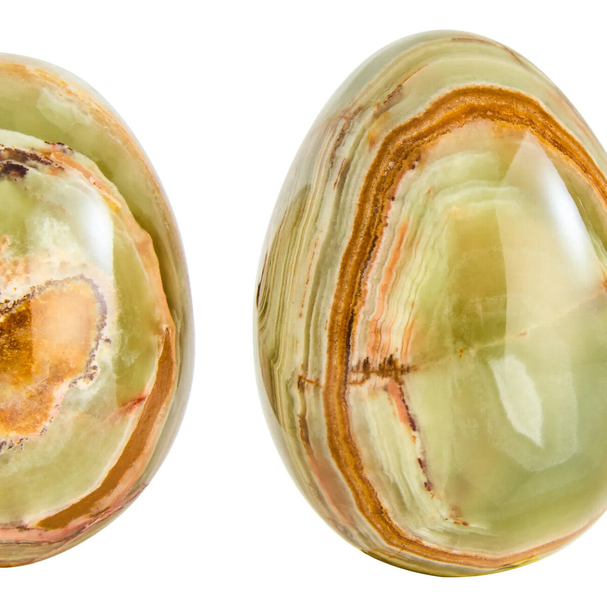 Oleena Onyx Set of 2 Decorative Eggs
