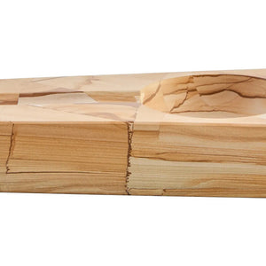 Teak Wood Effect Marble Cigar Ash Tray | Tiago