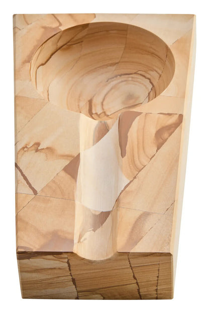Tiago Teak Wood Effect Marble Cigar Ash Tray