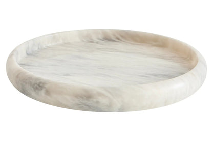 White Marble Round Tray | Zoro