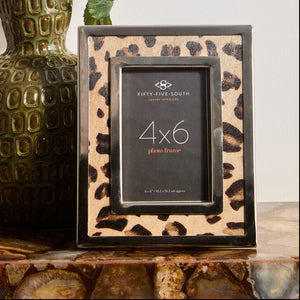 4In x 6In Leopard Design Photo Frame | Kensington Townhouse