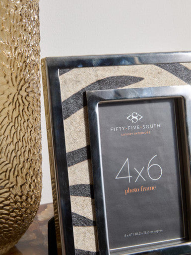 Kensington Townhouse 4in x 6in Zebra Design Photo Frame - Image 5