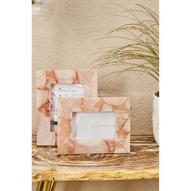 Bowerbird Small Pink Quartz Photo Frame - Image 8