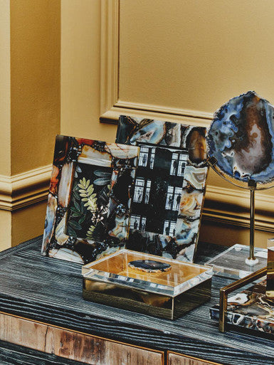 Bowerbird Small Green Agate 4In X 6In Photo Frame - Image 6