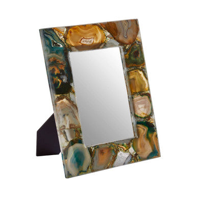 Bowerbird Large Green Agate 5In X 7In Photo Frame
