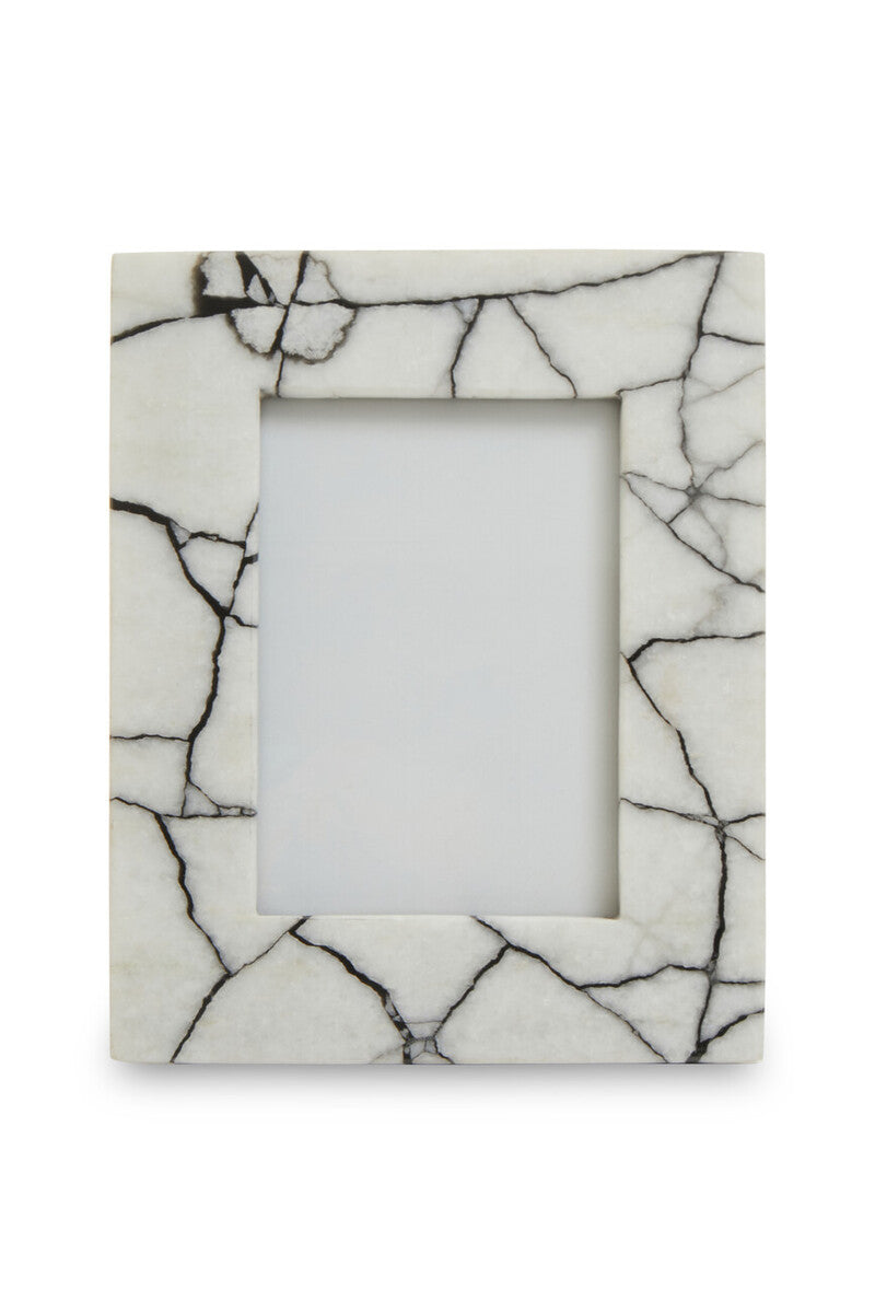 Marmara White and Black Marble 5In X 7In Large Photo Frame - Image 5