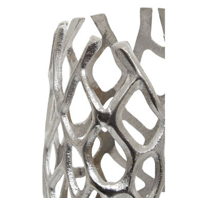 Prato Large Silver Finish Vase - Image 6