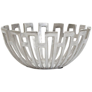 Small Silver Finish Bowl | Delphi