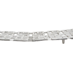 Large Plate in Silver Finish | Delphi