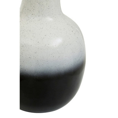 Ramus Small Black And White Ombre Vase