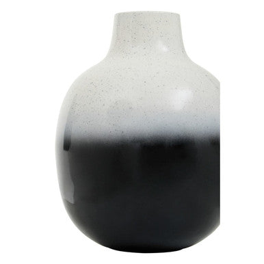 Ramus Small Black And White Ombre Vase - Image 6