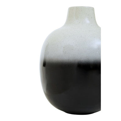 Ramus Large Black And White Ombre Vase - Image 7