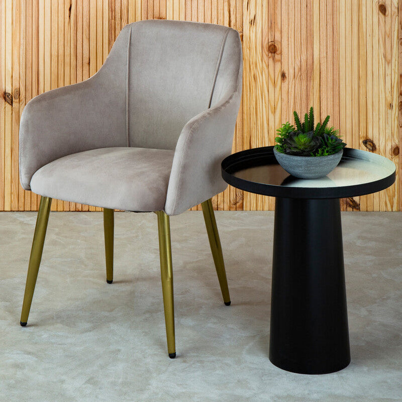 Ramus Black And White Ombre Side Table