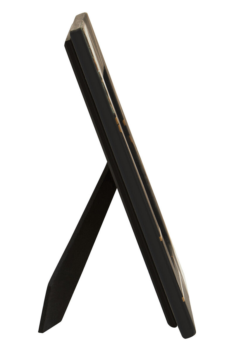 Oriana 4In X 6In Mother of Pearl and Gold Inlay Small Photo Frame - Image 4