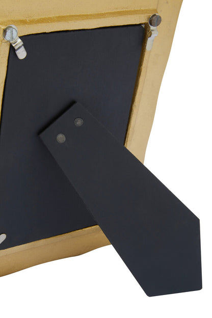 Hiba Gold Finish Bamboo Effect Photo Frame 4x6in