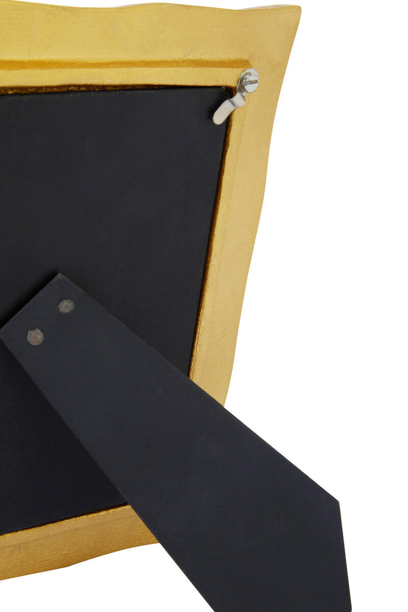 Hiba Gold Finish Bamboo Effect Photo Frame 5x7in