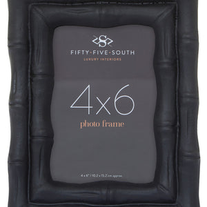 4 X 6 Black Finish Bamboo Effect Photo Frame | Hiba
