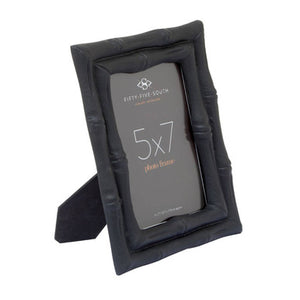 Hiba 5 X 7 Black Finish Bamboo Effect Photo Frame
