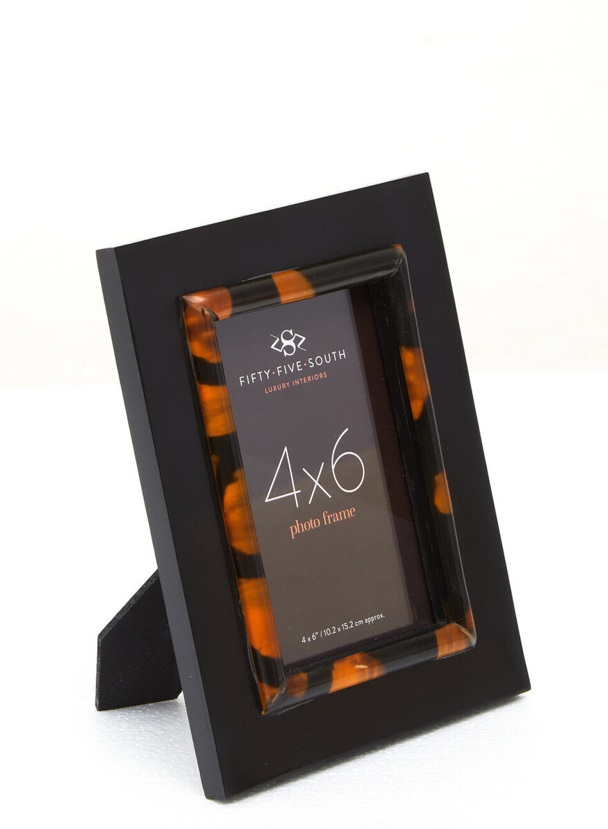 Roma 4 x 6 Inch Tortoise Shell Photo Frame
