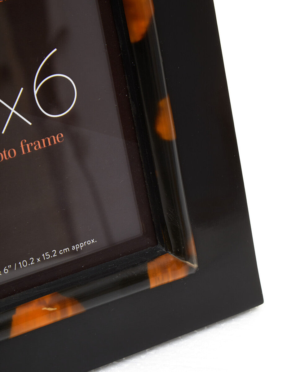 Roma 4 x 6 Inch Tortoise Shell Photo Frame
