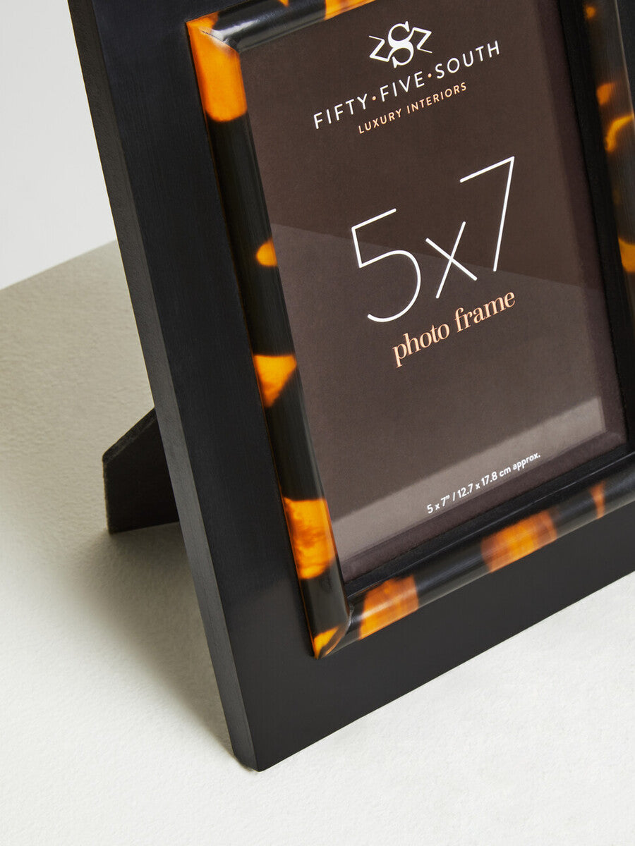 Roma 5 x 7 Inch Tortoise Shell Photo Frame