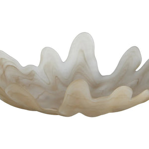 Fluted Natural Glass Plate | Galene