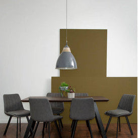 Oslo Large Grey Bell Shaped Pendant Light - Image 2