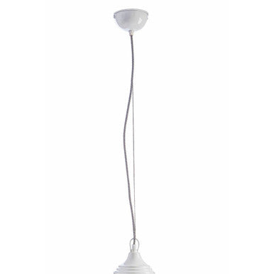 Oslo Large White Bell Shaped Pendant Light - Image 3