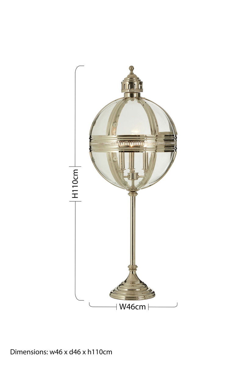 Hampstead Nickel Finish Table Lamp - Image 5