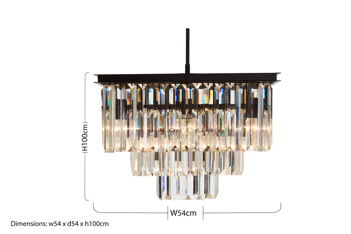 Kensington Townhouse Multi Crystal Pendant Light - Image 10