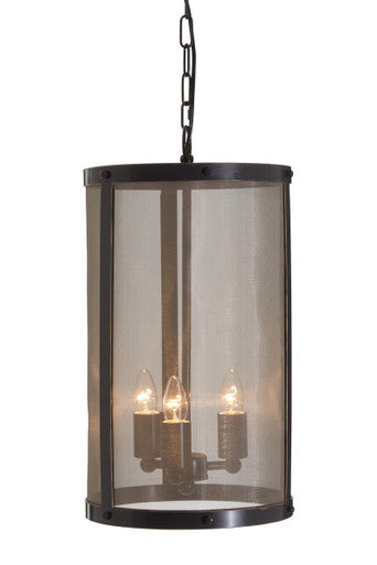 Hampstead Black Finish Small Pendant Light With Hints of Gold - Image 4