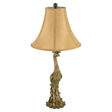 Peacock Table Lamp
