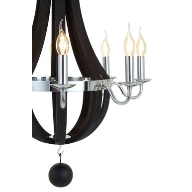 Kensington Townhouse Curved Chandelier - Image 4