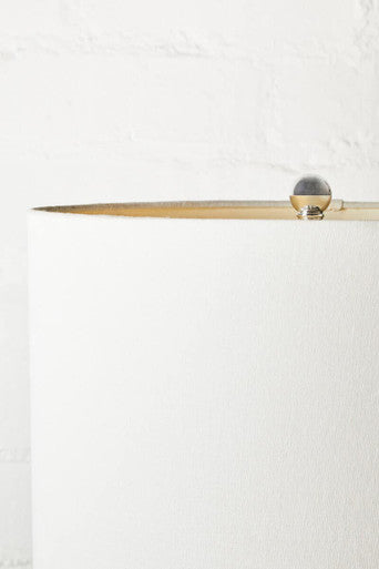 Franklyn Glass Table Lamp with Cream Shade - Image 6