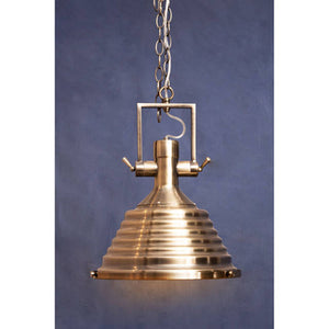 Medium Chrome Pendant Light | Lexington