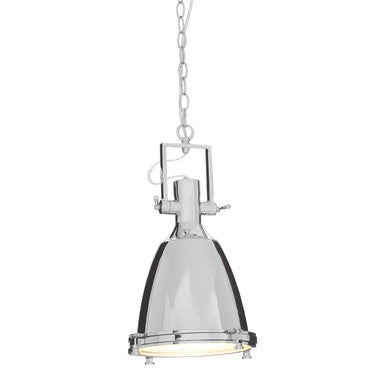 Lexington Small Chrome Plain Pendant Light