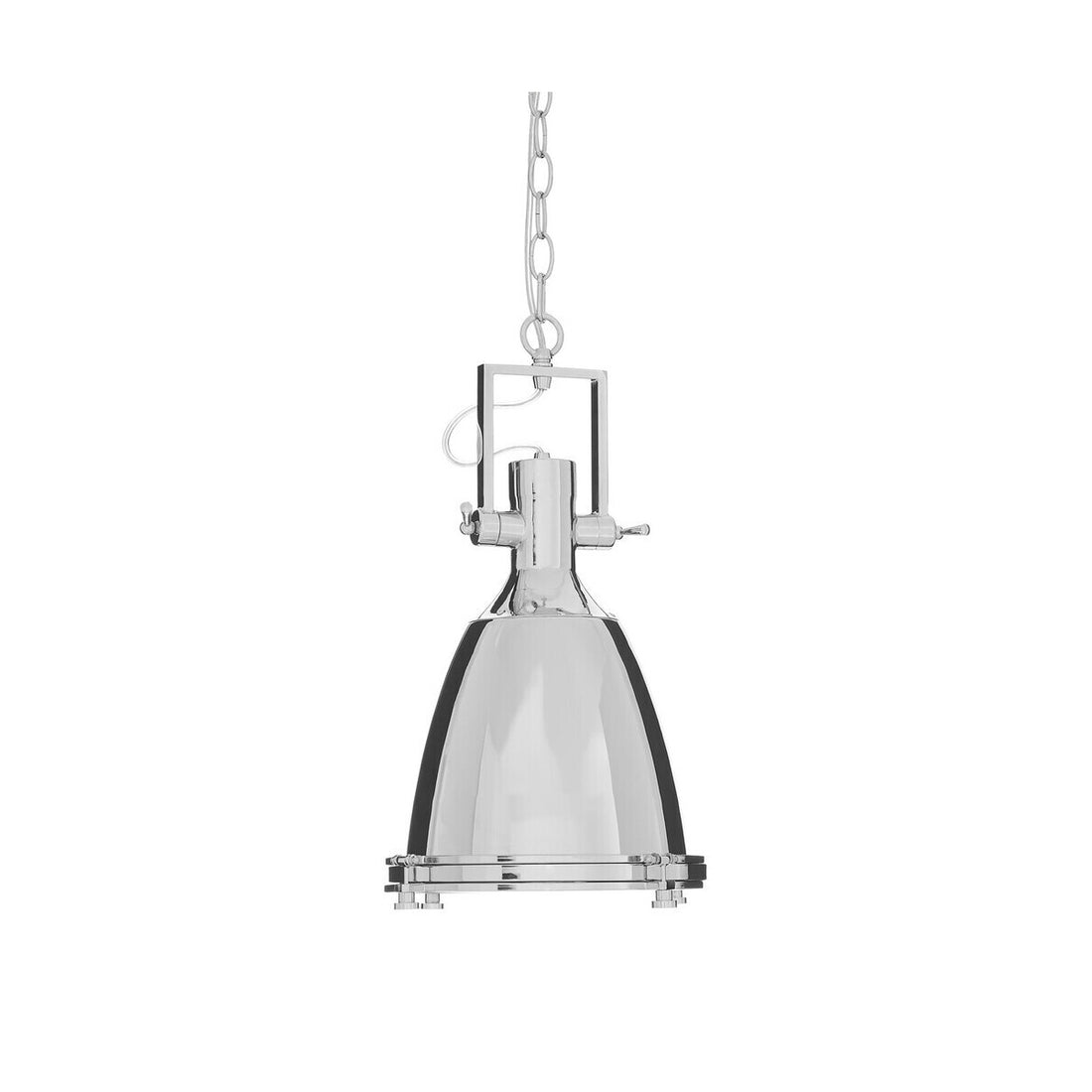 Lexington Small Chrome Plain Pendant Light