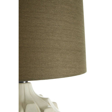 Usha Table Lamp With Grey And Brown Shade - Image 7