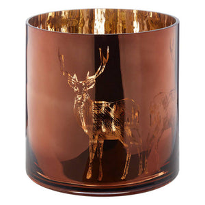 Large Brown Stag Candle Holder