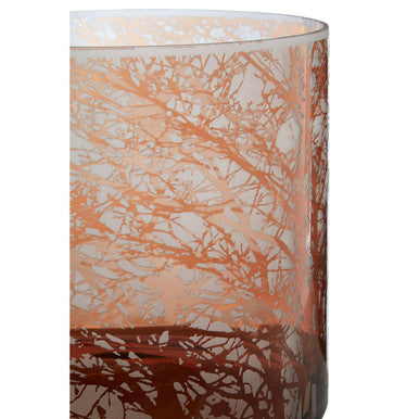 Branch Medium Glass Hurricane Candle Holder