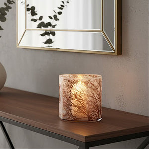 Medium Glass Hurricane Candle Holder | Branch