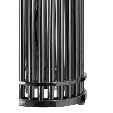 Calvin Silver Finish Cylindrical Table Lamp - Image 3